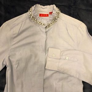 Elle Jeweled button up